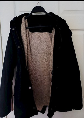 Düğmeli Siyah Kadın Midi Ceket - Görsel 3