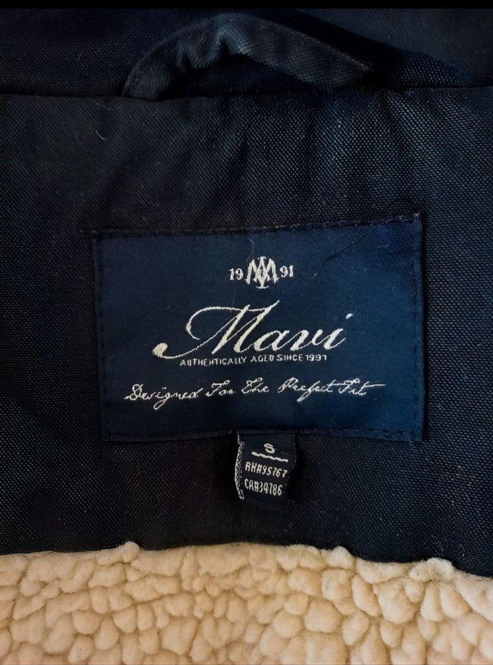 Düğmeli Siyah Kadın Midi Ceket - Görsel 4