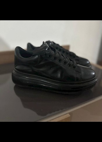 Siyah Gotik Erkek Sneakers - Görsel 3