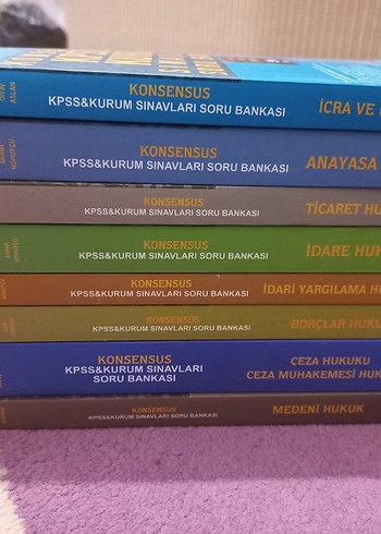 KONSENSUS KPSS A HUKUK ÇIKMIS Soru Bankası Seti 2022 - Görsel 2