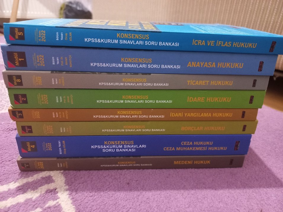 KONSENSUS KPSS A HUKUK ÇIKMIS Soru Bankası Seti 2022 - Görsel 2