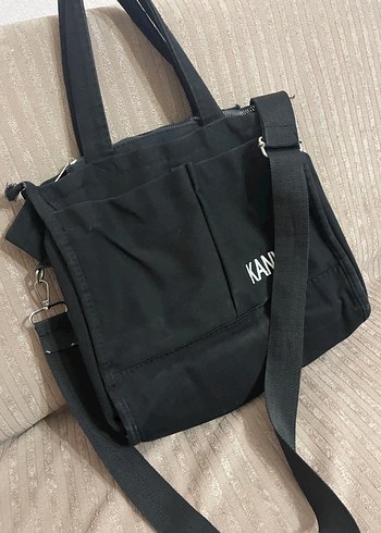 KANVAS Siyah Fermuarlı Kadın Çanta - Görsel 2