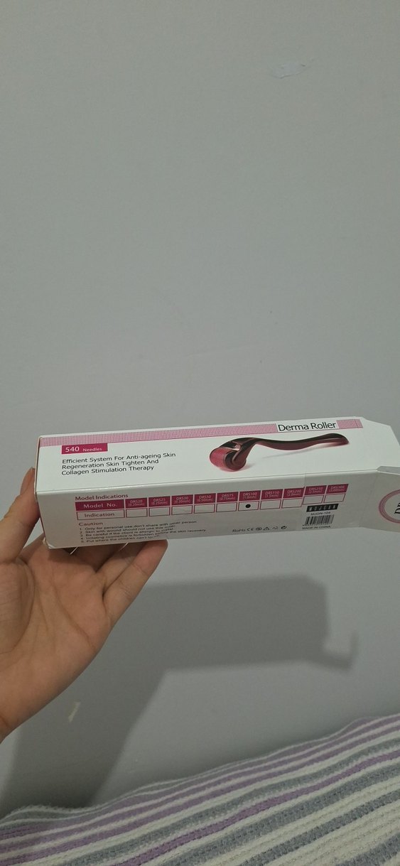 Kırmızı Derma Roller Cilt Bakım Aleti - Görsel 5