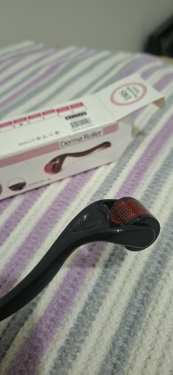 Kırmızı Derma Roller Cilt Bakım Aleti - Görsel 2