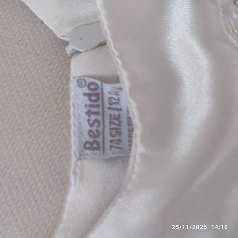 Dantel Detaylı Beyaz Kız Elbisesi - Görsel 4