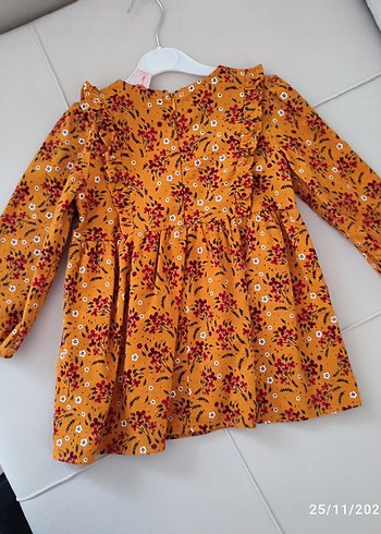 Uzun Kollu Bohem Kız Elbisesi - Görsel 2