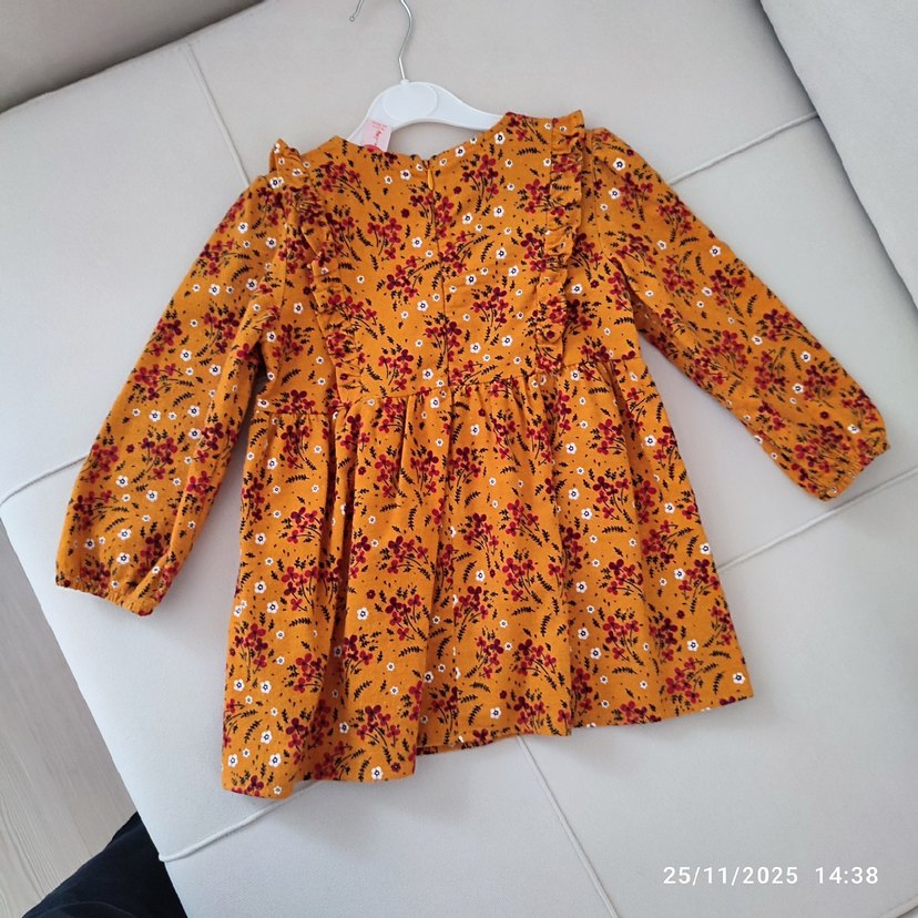 Uzun Kollu Bohem Kız Elbisesi - Görsel 2