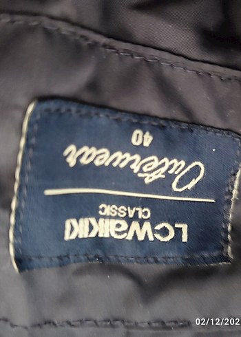 Kürklü Mavi Kadın Kışlık Mont - Görsel 4