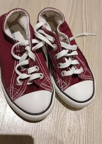 Bordo Bağcıklı Kız Çocuk Spor Ayakkabı - Görsel 6