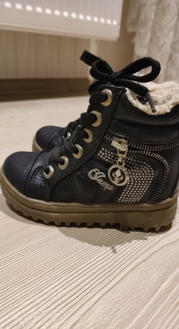 Siyah Çocuk Botları, Tokalı, Kauçuk - Görsel 3