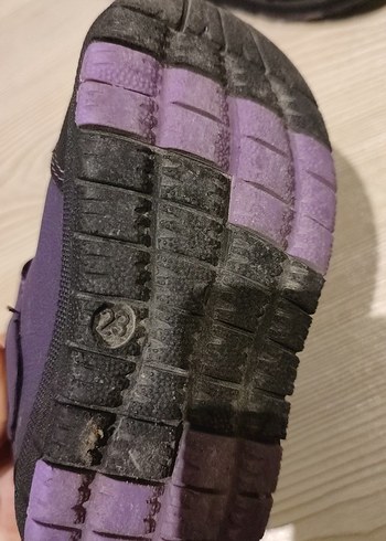 Kız Çocuk Mor İlk Adım Ayakkabısı Velcro - Görsel 6