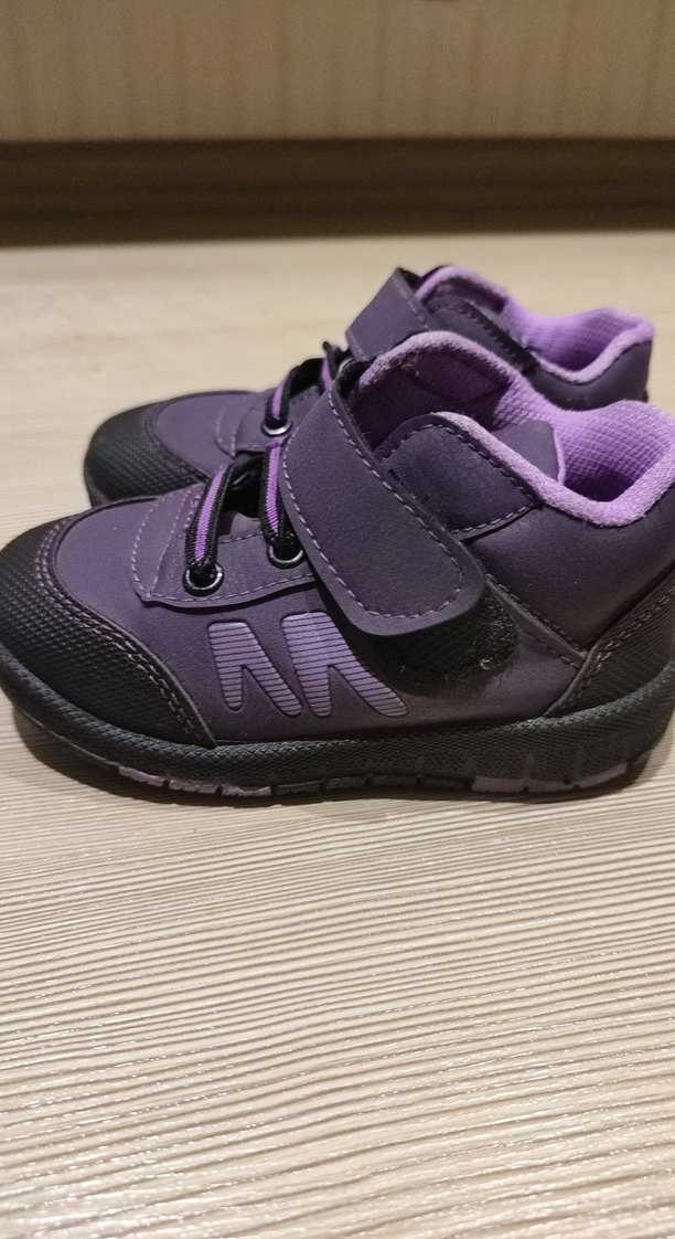 Kız Çocuk Mor İlk Adım Ayakkabısı Velcro - Görsel 5