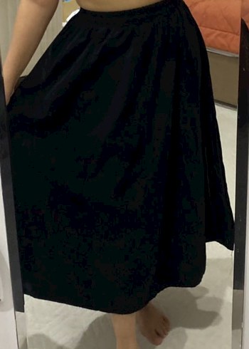 Siyah Uzun Cepli Çan Etek - Görsel 2