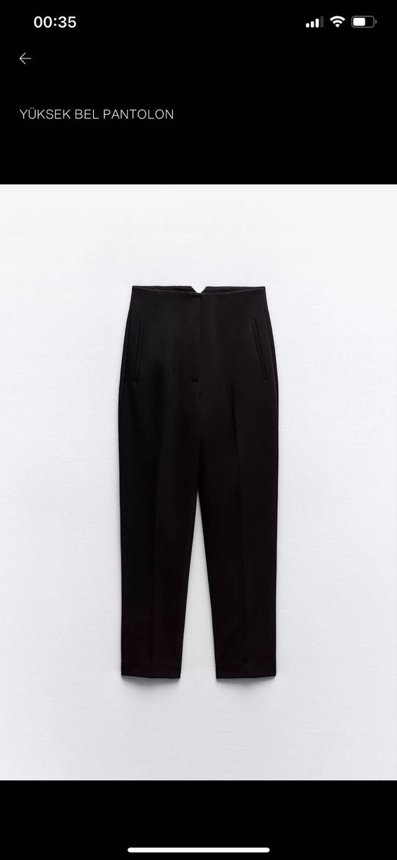 Siyah Kadın Cigarette Pantolon - Görsel 2