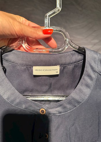 Gri Uzun Kollu Kuşaklı elbise - Görsel 3