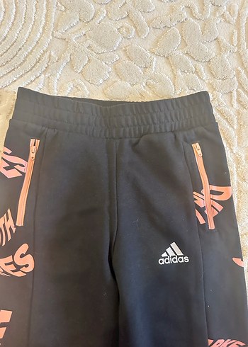 Adidas Baskılı Siyah kız Eşofman Altı - Görsel 2