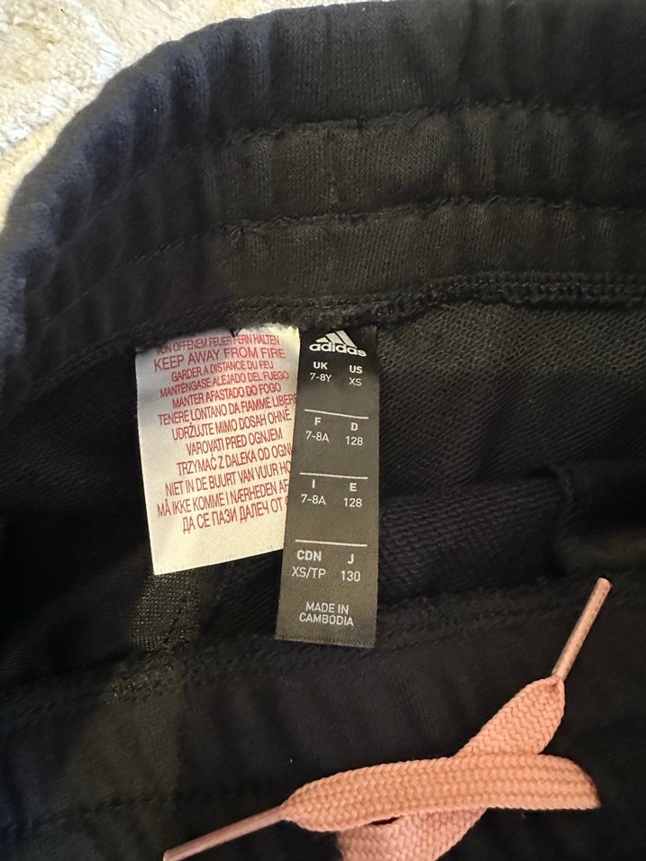 Adidas Baskılı Siyah kız Eşofman Altı - Görsel 3