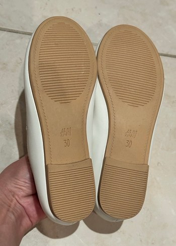 Kız Çocuk Beyaz Fiyonklu Babet - Görsel 4