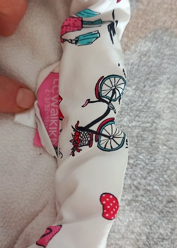 Kız Çocuk Baskılı Fermuarlı Yelek - Görsel 2