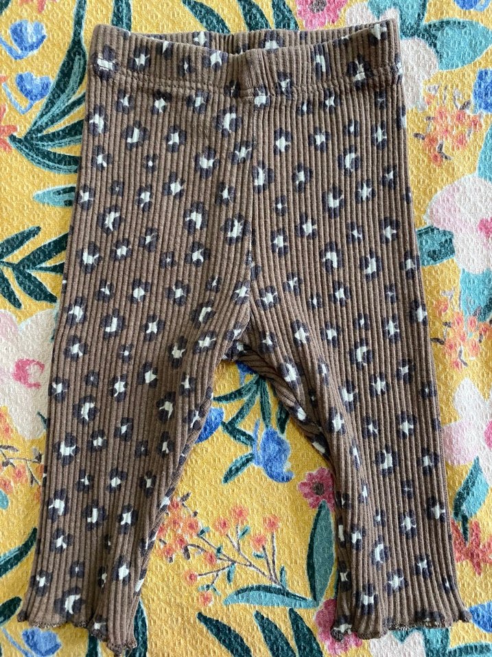 Kız Çocuk Çilek Desenli Esnek Tayt - Görsel 2