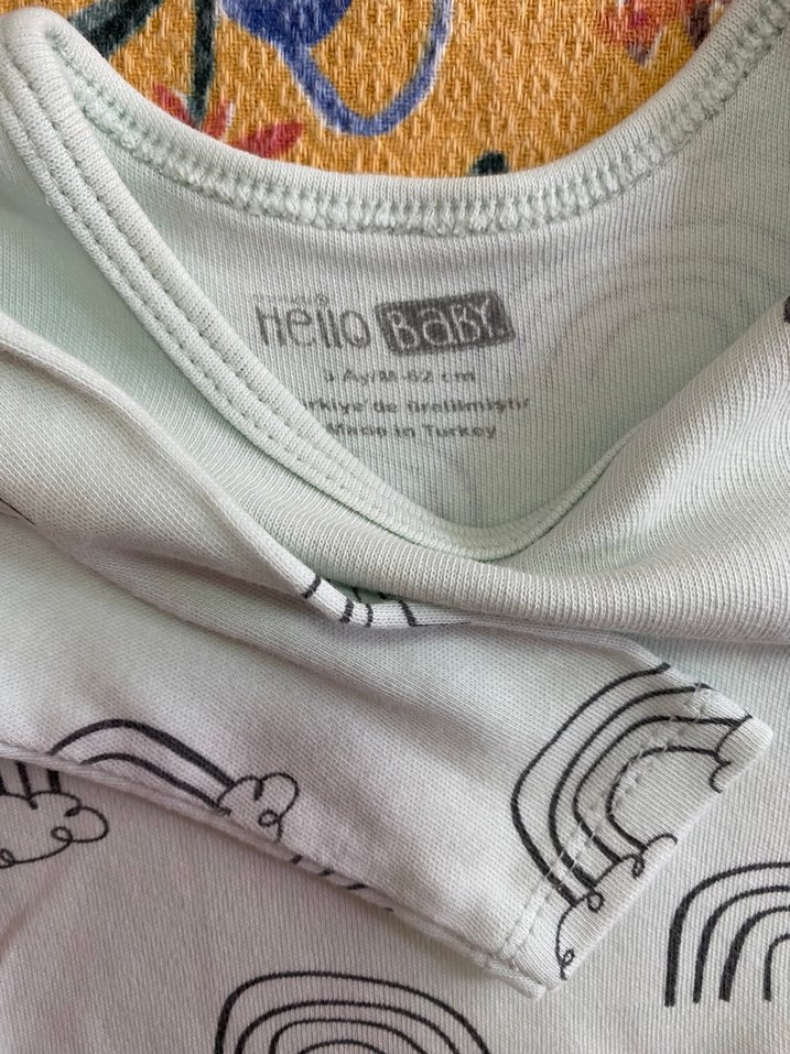 3 lü bebek zıbın - Görsel 4