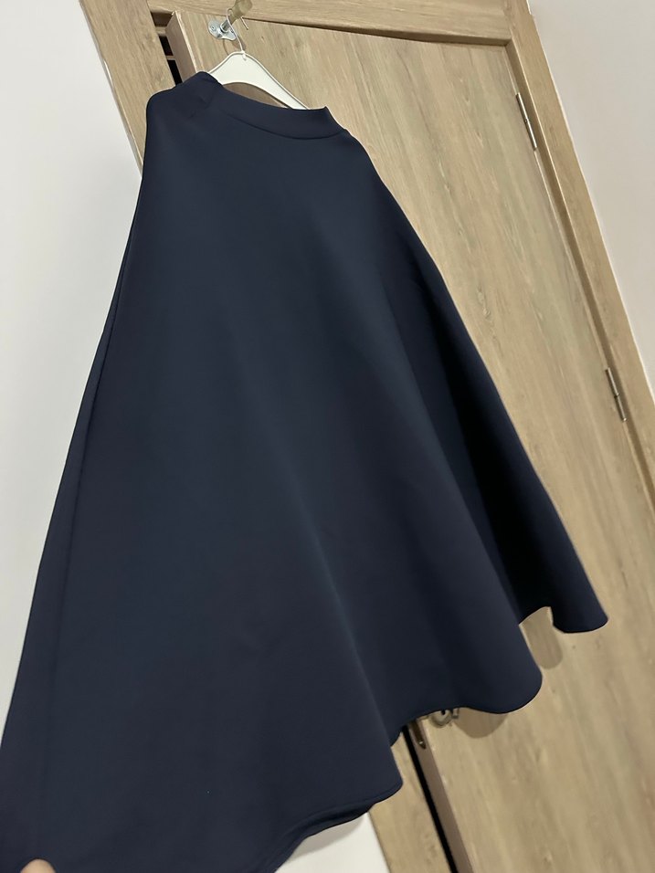 Kadın Lacivert Salaş Etek - Görsel 3