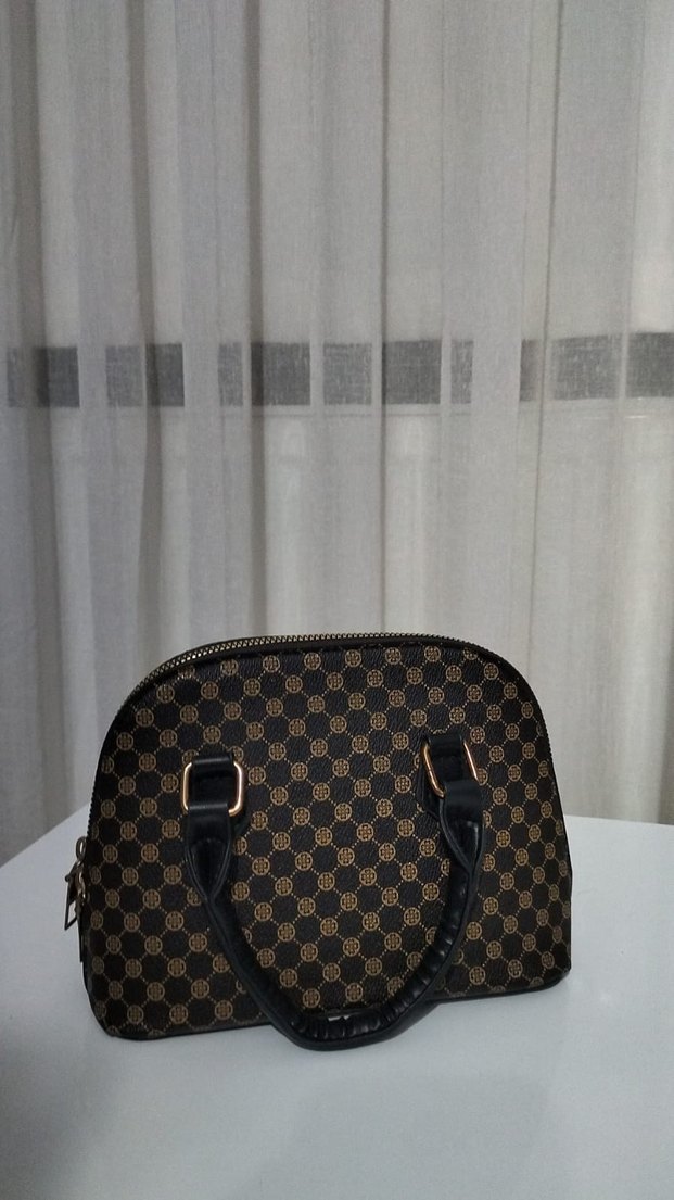 Kahverengi Deri Kemerli Kadın Çanta - Görsel 2