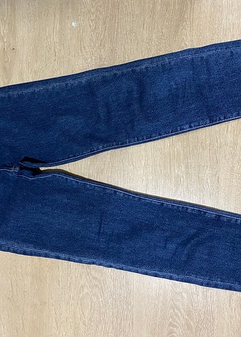 Kadın Mavi Denim Jean - Görsel 2