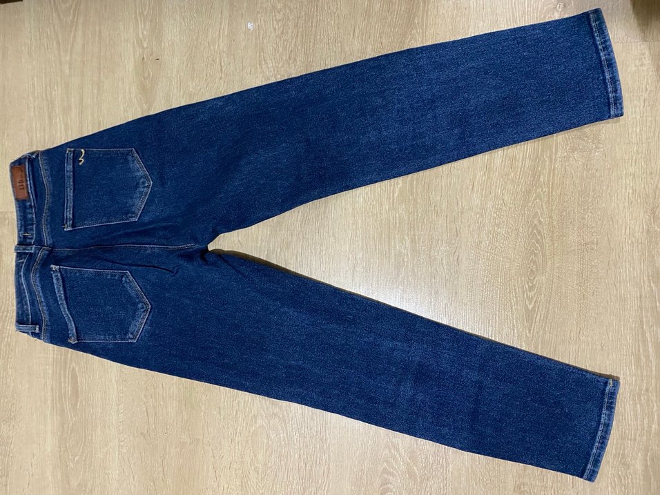 Kadın Mavi Denim Jean - Görsel 3