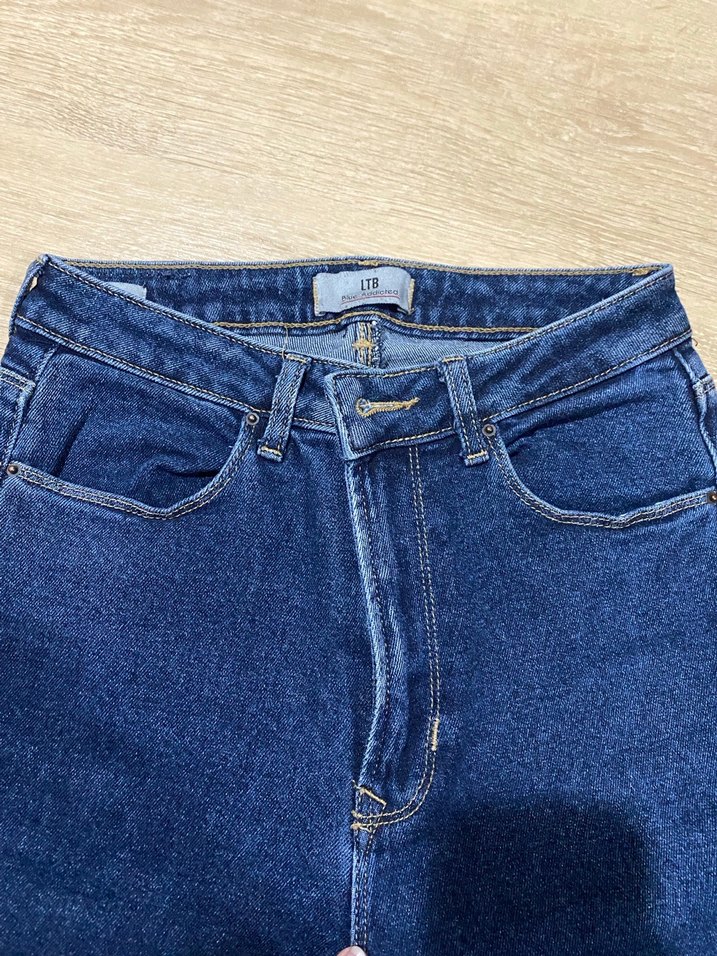 Kadın Mavi Denim Jean - Görsel 4