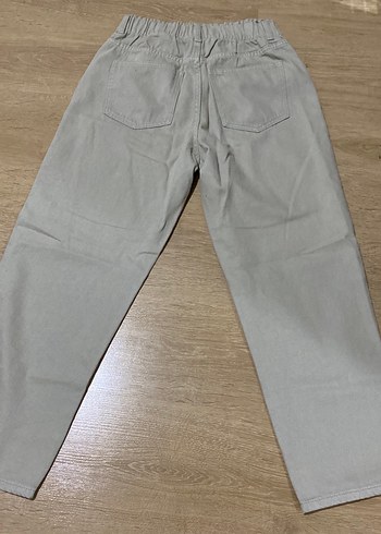 Açık Yeşil Pamuklu Salaş Kadın Pantolon - Görsel 4