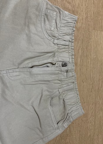 Açık Yeşil Pamuklu Salaş Kadın Pantolon - Görsel 5