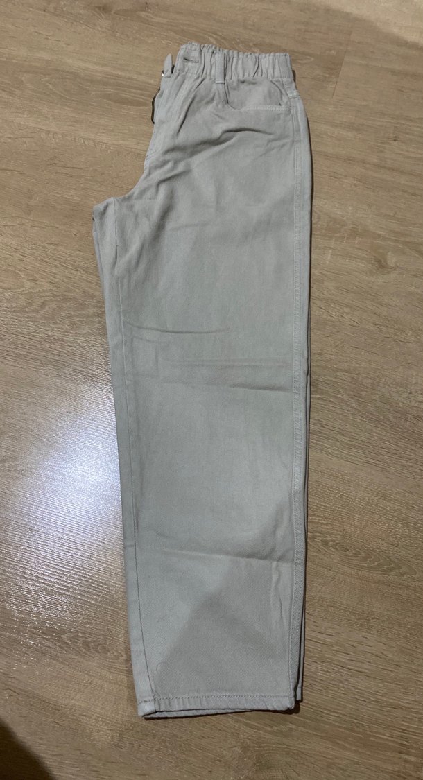 Açık Yeşil Pamuklu Salaş Kadın Pantolon - Görsel 2