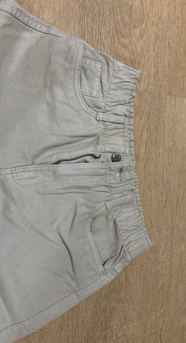 Açık Yeşil Pamuklu Salaş Kadın Pantolon - Görsel 5