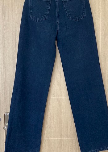 Lacivert Kadın Wide Leg Jean - Görsel 3