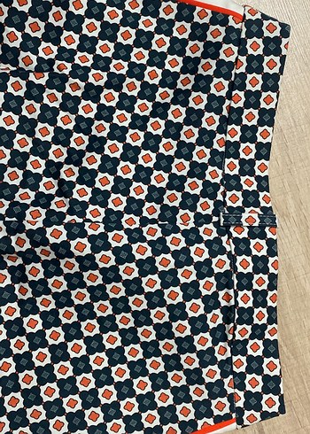 Desenli Kadın Kumaş Pantolon - Görsel 5