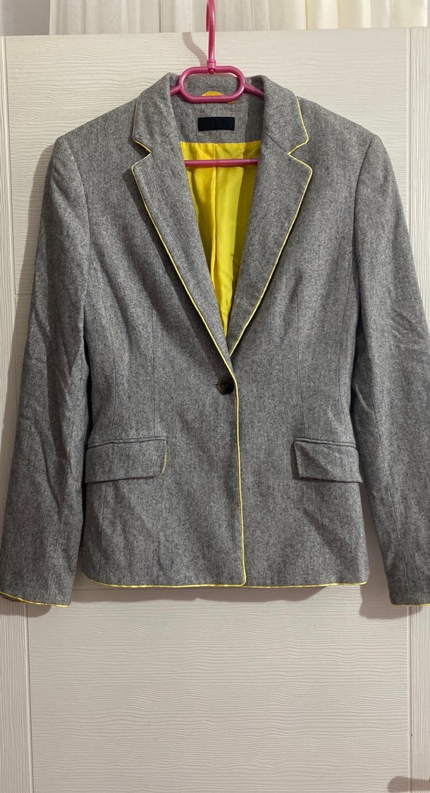 Network Gri Düğmeli Kadın Ceket - Görsel 3