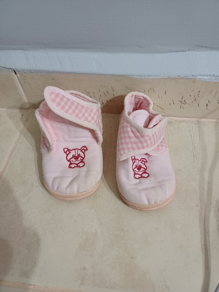 Kız Çocuk Pembe Nakışlı Sıcak Ev Terliği - Görsel 2