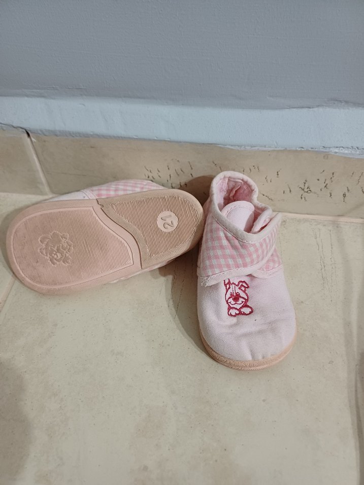 Kız Çocuk Pembe Nakışlı Sıcak Ev Terliği - Görsel 3