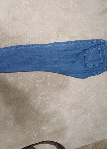 Beli Lastikli Mavi Hamile Kot Pantolon - Görsel 2