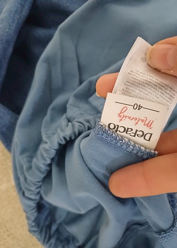 Beli Lastikli Mavi Hamile Kot Pantolon - Görsel 3