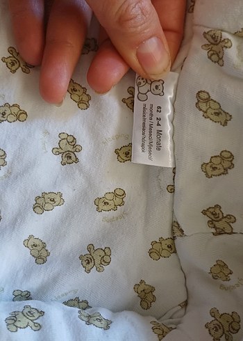 Kız Bebek Beyaz Kürklü Tulum - Görsel 3