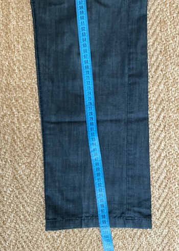 NETWORK Erkek Lacivert Kemerli Denim Pantolon - Görsel 3