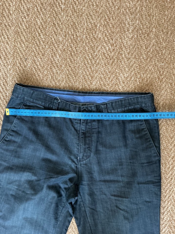 NETWORK Erkek Lacivert Kemerli Denim Pantolon - Görsel 5