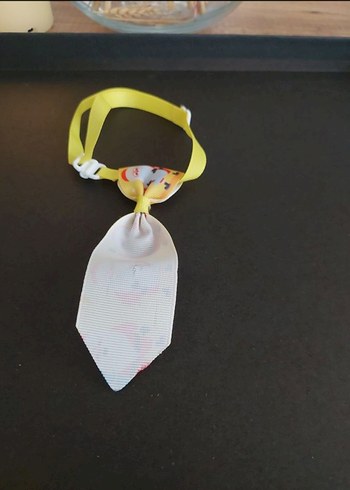 NOEL BABALI SARI TONLU KEDİ&KÖPEK KRAVATI - Görsel 5