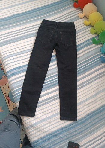 Düğmeli Siyah Hamile Kot Pantolon 7 8 yas - Görsel 3