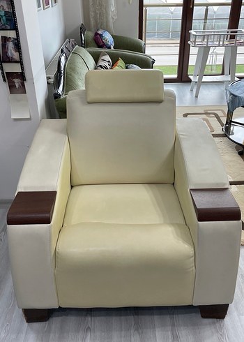 3+3+1 Mor Beyaz Modern Koltuk Takımı - Görsel 6