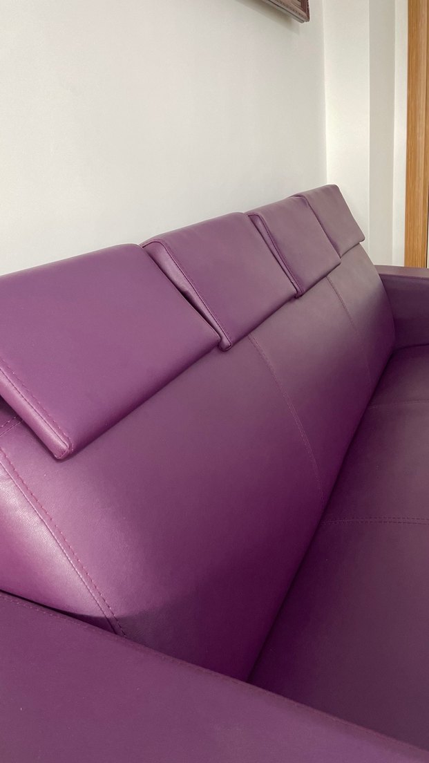 3+3+1 Mor Beyaz Modern Koltuk Takımı - Görsel 3