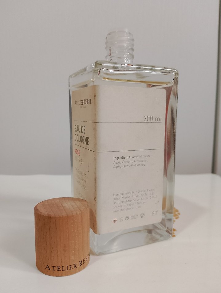 Atelier Rebul Rose Intense Kolonya - Görsel 3