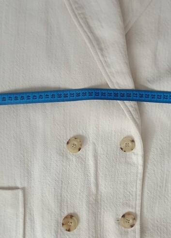 xl Beden beyaz Renk Zara Bayan Ceket